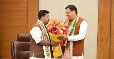 भाजपा के राष्ट्रीय अध्यक्ष ने की सीएम धामी की सराहना