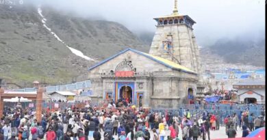 *22 दिनों में 5.23 लाख श्रद्धालुओं ने किए बाबा केदार के दर्शन बेहतर व्यवस्थाओं से श्रद्धालुओं में उत्साह,