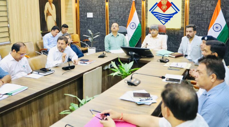 मानसून पूर्व तैयारियों की बड़ी समीक्षा, संवेदनशील स्थलों पर अग्रिम इंतजाम सुनिश्चित करने के प्रमुख सचिव ने दिए निर्देश