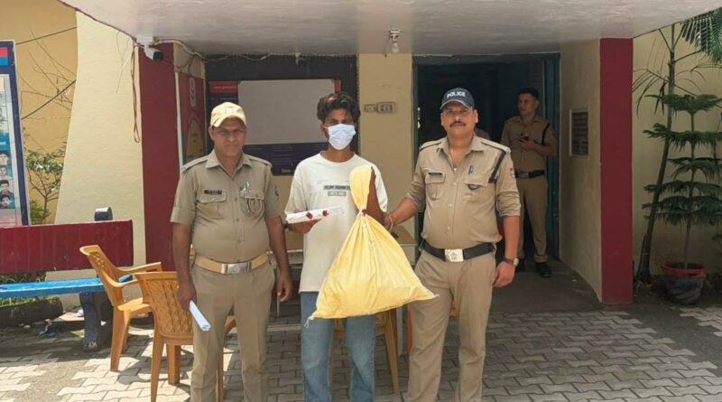 चोरी की घटना को अंजाम देने वाले अभियुक्त को पुलिस ने किया गिरफ्तार