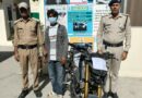 चैकिंग के दौरान शातिर वाहन चोर चढ़ा पुलिस के हत्थे
